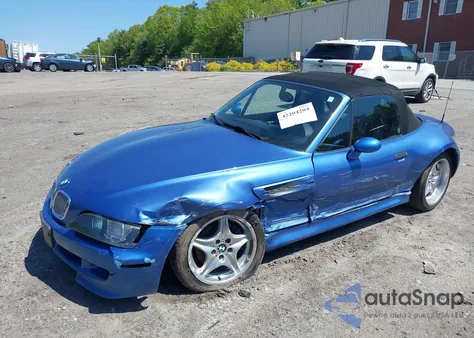 2000 BMW M из США, поврежденный, VIN WBSCK9349YLC93722